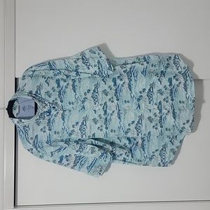 IZOD SALTWATER BUTTON DOWN CASUAL SHIRT